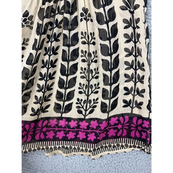 Coco & Chase Sheer Chiffon Tunic Top Women M Boho Layering Resort Vacation - Picture 8 of 8